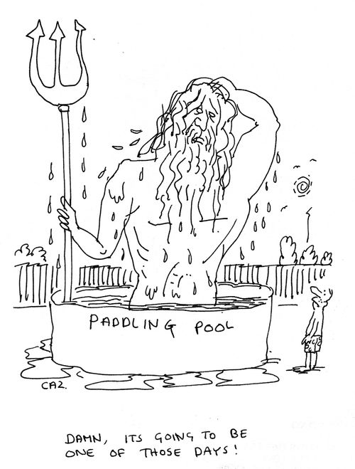 'Damn, its going to be one of those days!'