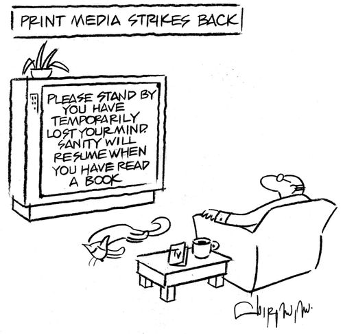 Print media strikes back.