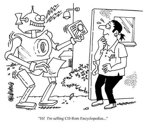 'Hi! I'm selling CD-Rom Encyclopedias...'