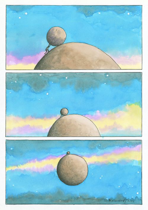 Pushing for eternity/Never-ending task.