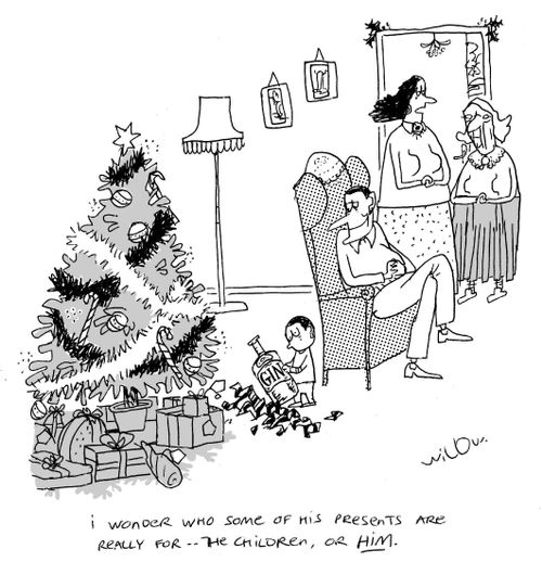 'I wonder who some of his presents are really for - the children, or him.'