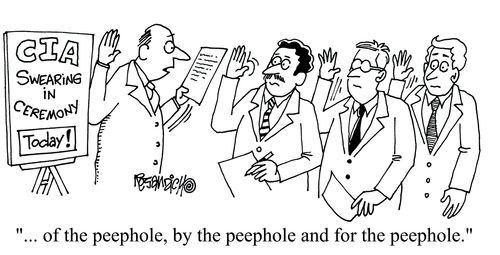 '...of the peephole,by the peephole and for the peephole.'
