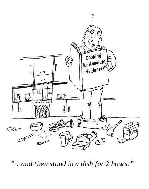 'and then stand in dish for two hours.'