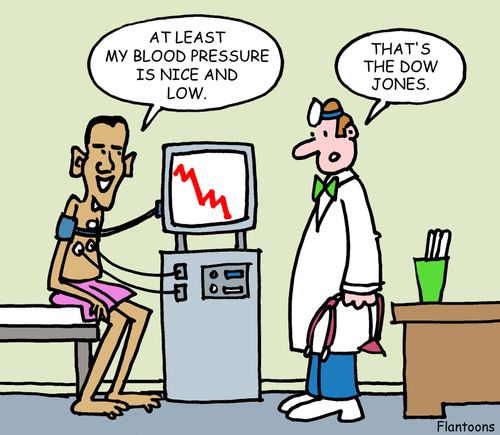 'At least my blood pressure is nice and low.'