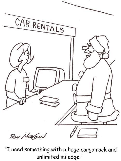 'I need something with a huge cargo rack and unlimited mileage.'