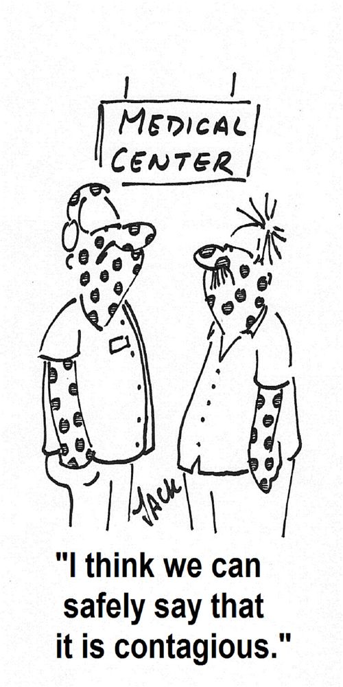 'I think we can safely say that it is contagious.'