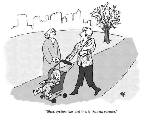 'She's system two and this is the new beta release.'