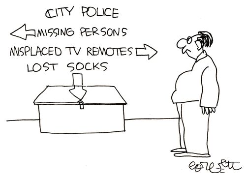 City Police: Missing PersonsTV RemotesLost Socks.