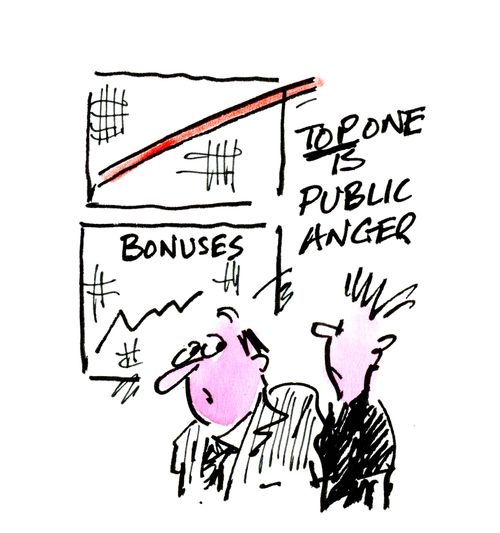 'Top one is public anger.'