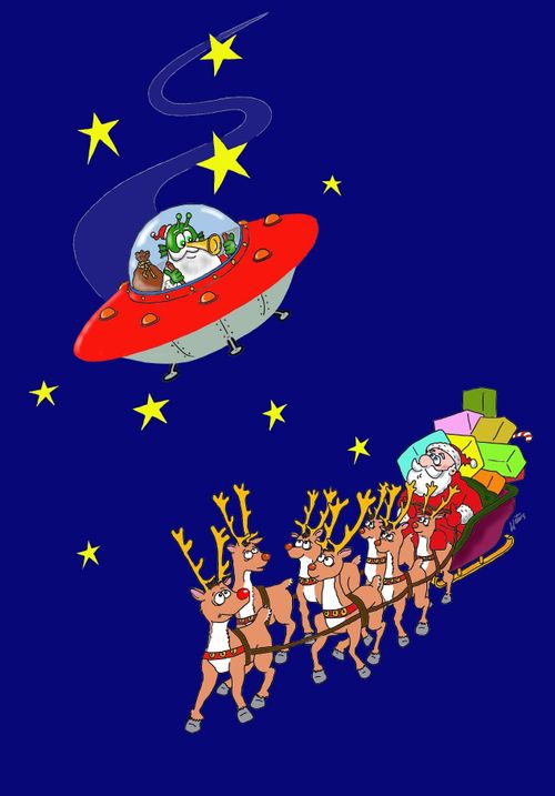 Santa Meets an Alien