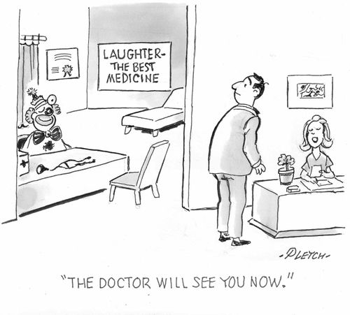 'The doctor will see you now.'