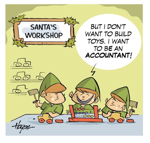 'But I don't want to build toys. I want to be an accountant!'