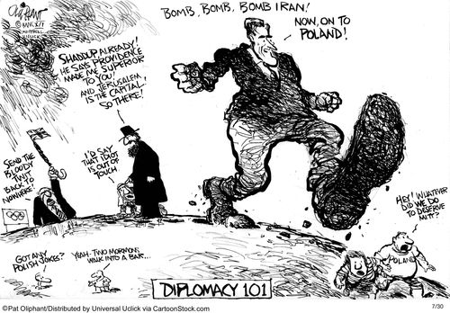 Mitt Romney: Diplomacy 101.
