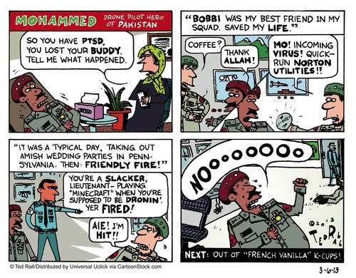 Mohammed - Drone Pilot Here of Pakistan: 'So you have PTSD. You lost your Buddy. Tell me what happened.'