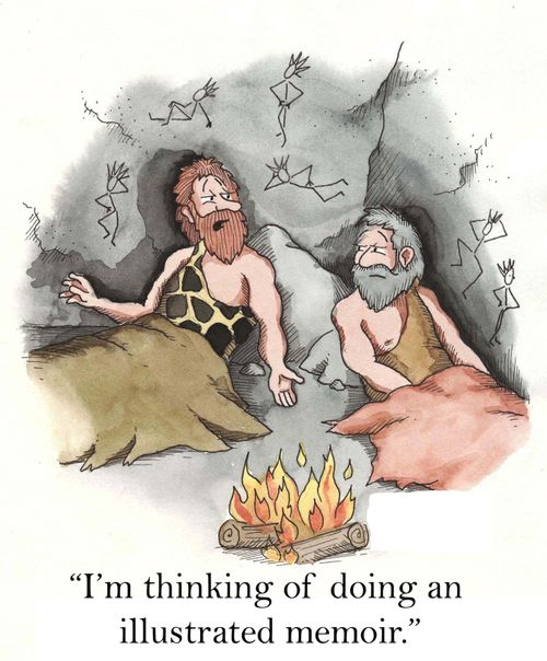 'I'm thinking of doing an illustrated memoir.'