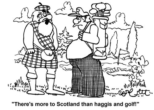 'There's more to Scotland than haggis and golf!'