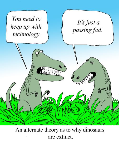 An alternative theory as to why dinosaurs are extinct.