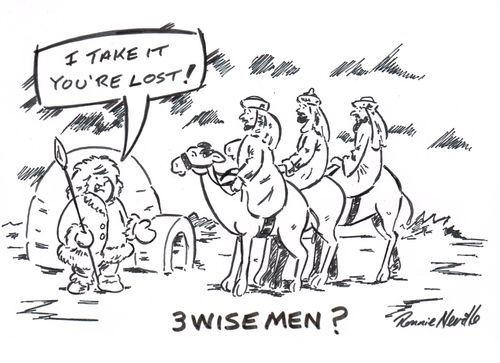 'I take it, you're lost.'