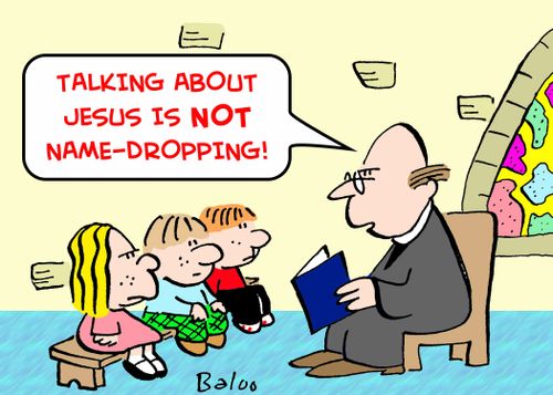 'Talking about Jesus is NOT name-dropping!'