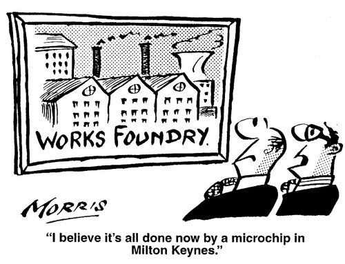 I believe it's all done now by a microchip in Milton Keynes.