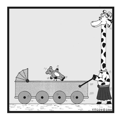 Pram for Baby Giraffe.