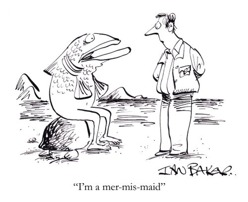 'I'm a mer-mis-maid'