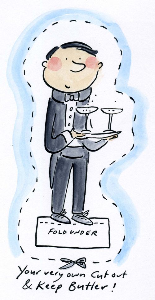 Cut out and keep your own Butler.