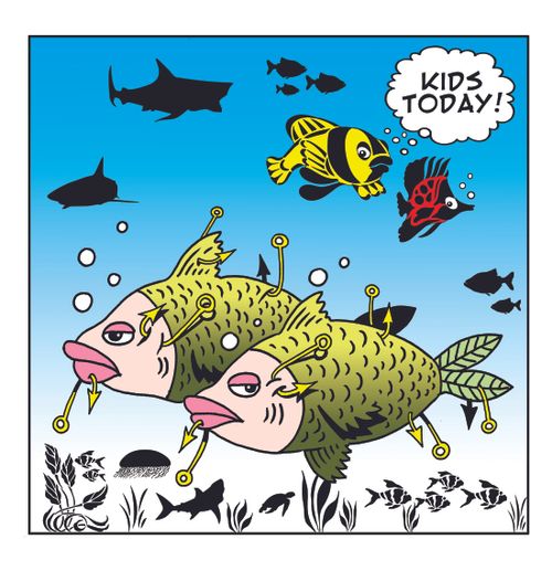 Kids today!