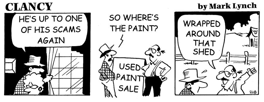 Clancy: Used Paint Sale