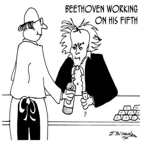 Beethoven Working on His Fifth