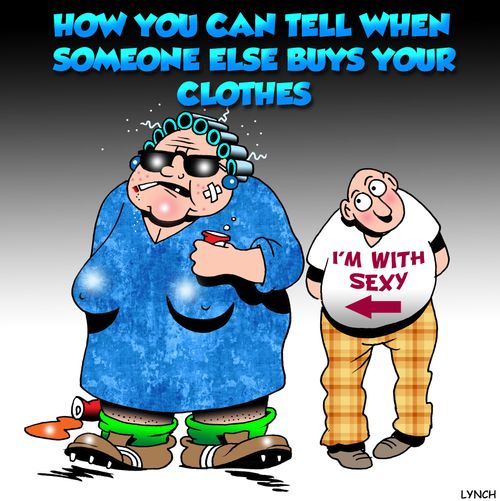 How you can tell when someone else buys your clothes.