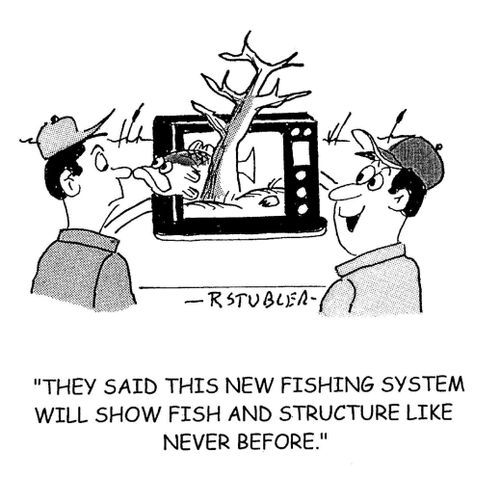 'They said this new fishing system will show fish and structure like never before.'