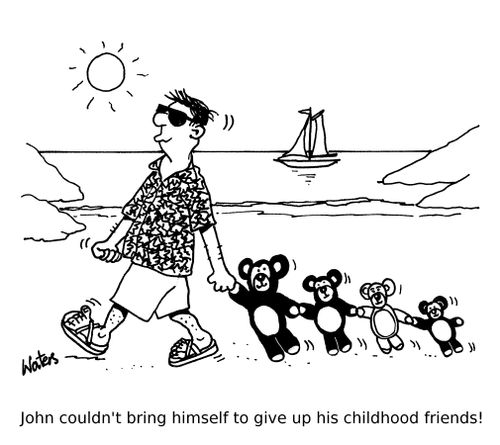 John couldn't bring himself to give up his childhood friends!