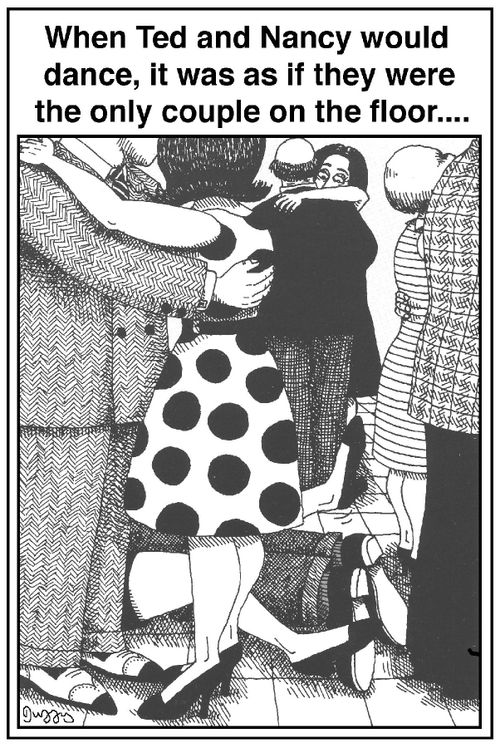 When Ted and Nancy would dance, it was as if they were the only couple on the floor....