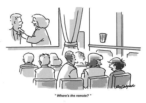 'Where's the remote?'