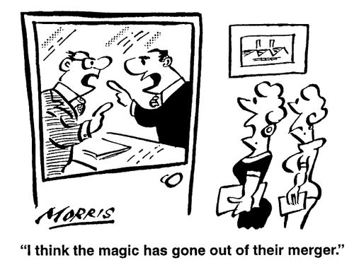 "I think the magic has gone out of their merger."