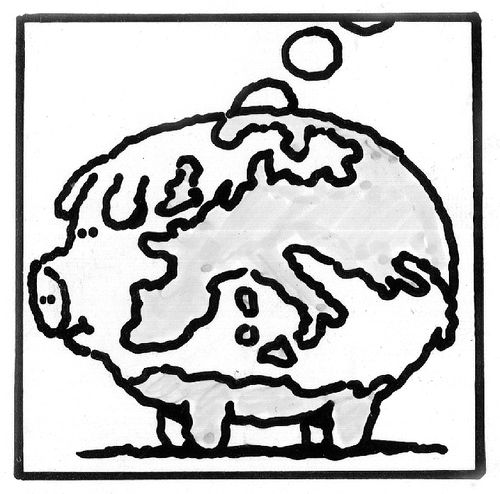 The world's piggy bank.