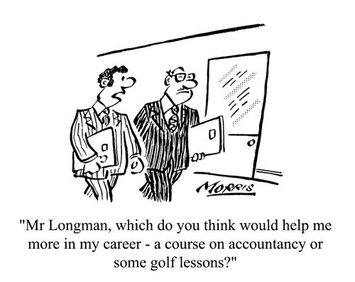 "...which do you think would help me more in my career...?"