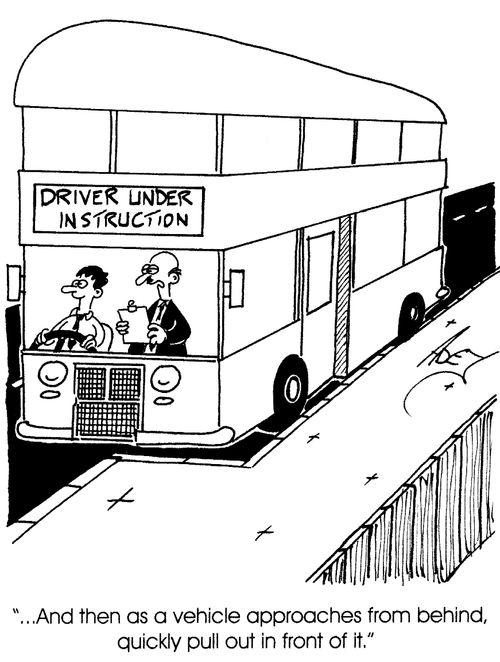 Driver under instruction