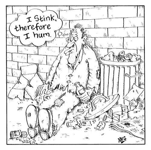 'I stink therefore I hum'