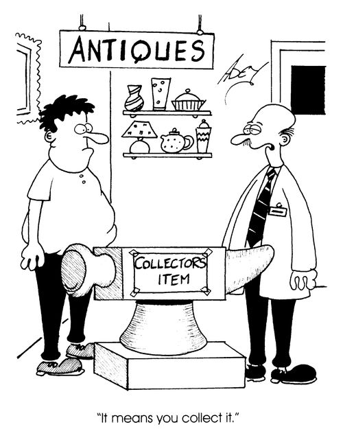 Antique Anvil Collectors Item - "Collectors item means you collect it."