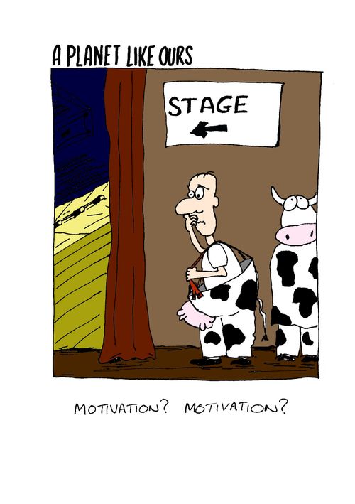 Panto cow motivation.