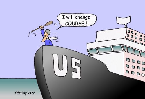 'I will change course.'