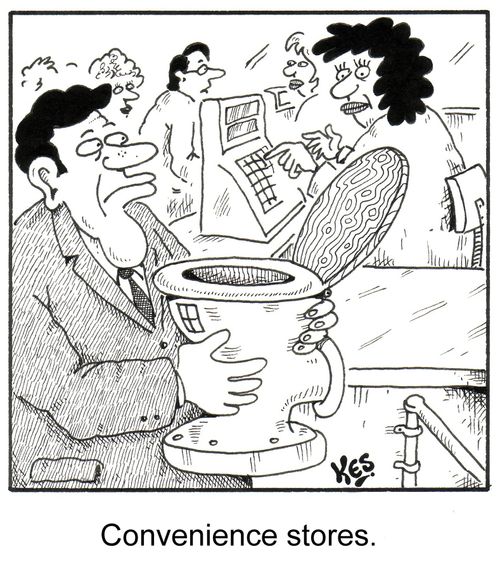 Convenience stores.