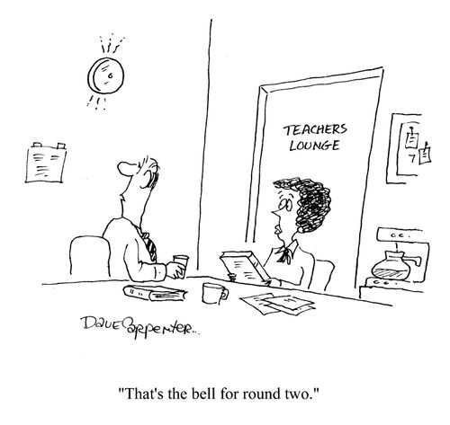 'That's the bell for round two.'