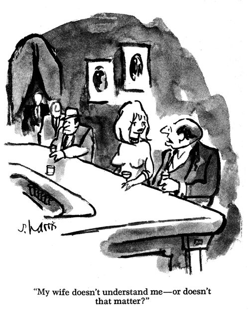 My wife doesn't understand me - or doesn't that matter?