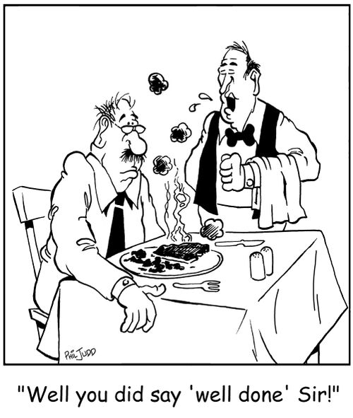 'Well you did say 'well done' Sir!'