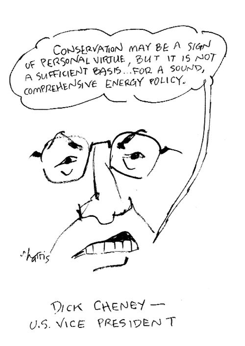 Dick Cheney, US Vice President.