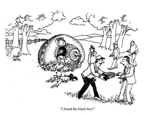 'I found the black box.'