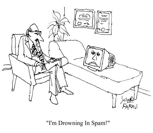 'I'm drowning in Spam!'